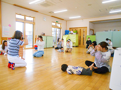 令和7年5月のリズム遊びの会の様子