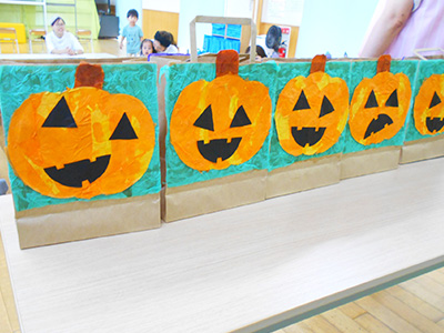 ハロウィン制作物の画像