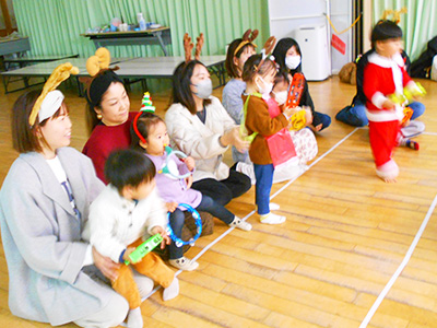 ブラックパネルシアターの様子