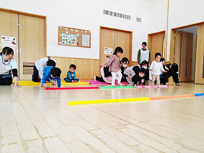 運動遊びの様子