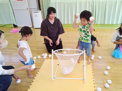 松島町児童館（松島町こども支援班）で2026年10月15日に行われたイベント「運動あそびの会」の様子