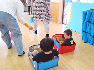 松島町児童館（松島町こども支援班）で2026年10月15日に行われたイベント「運動あそびの会」の様子